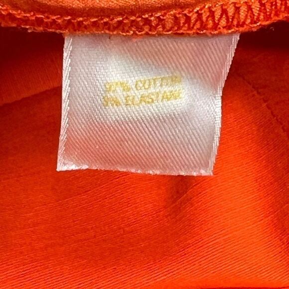 Kate Spade orange Davis skinny crop pants size approximately 4 - Picture 9 of 16